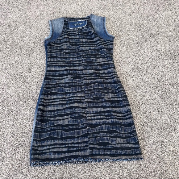 Desigual Vest Cherise Denim Medium Wash Mini Dress Side Zip Women’s EUR 38 US 8 - Picture 11 of 12